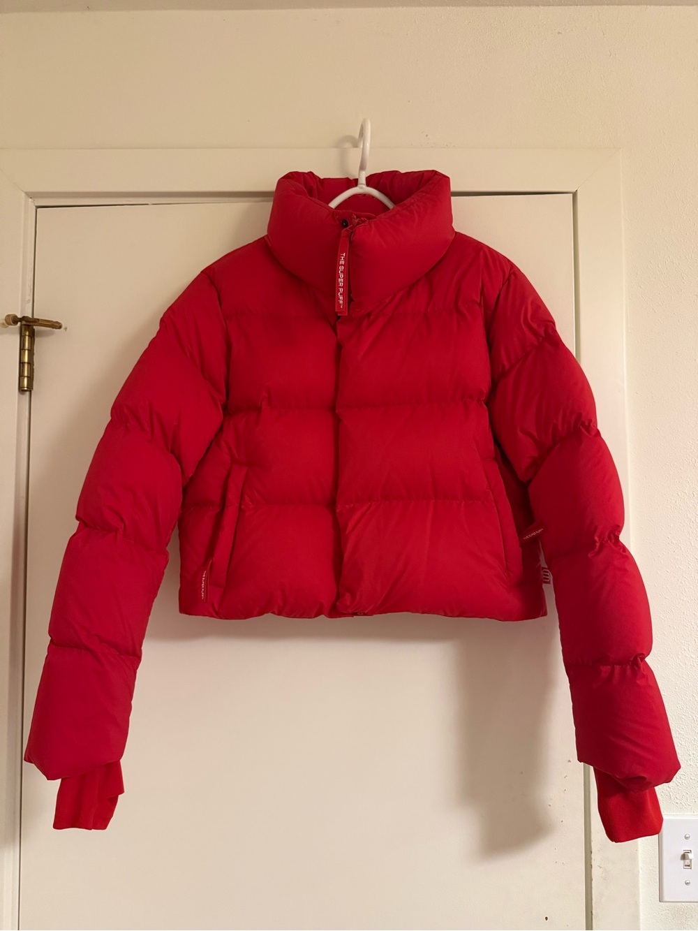 Aritzia Superpuff Apres Puff - red, sz small